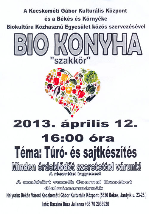 Biokonyha - 2013. április
