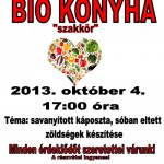 Biokonyha szakkör meghívó - 2013. október