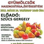 Régi gyümölcsfajták, tündérkertek, tankertek, gyümölcsök hasznosítása, értékesítése